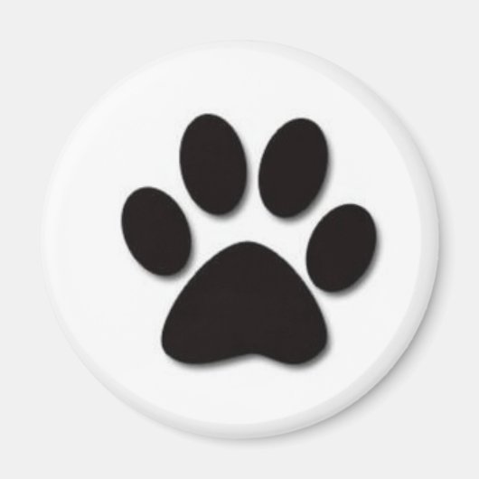 Paw Print Magnet Magneet (Voorkant)