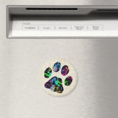 Paw Print Magnet Magneet (Insitu (Vaatwasser))