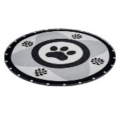 Paw print met decoratieve elementen snijplank (Hoek)