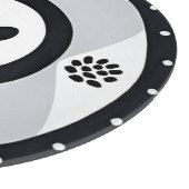 Paw print met decoratieve elementen snijplank (Hoek)