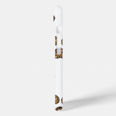 Paw Print met Goud & Zwart Leopard Sparkle Case-Mate iPhone Case (Achterkant / Links)