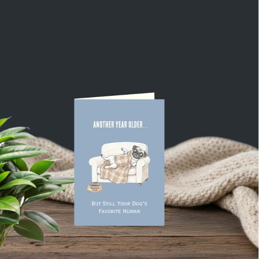 Paw Print Pattern Birthday Card Kaart