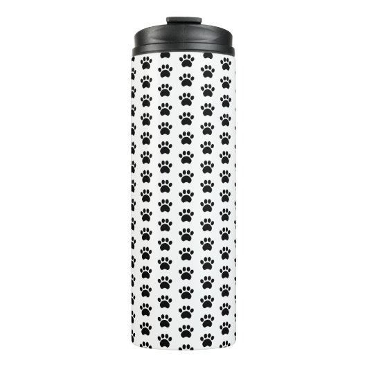 Paw Print Pattern Tumbler Thermosbeker (Voorkant)