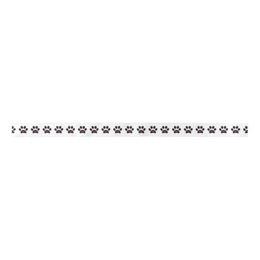 Paw Print Ribbon Lint (Voorkant)