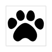 Paw Print Rubberen stempel (Afrduk)