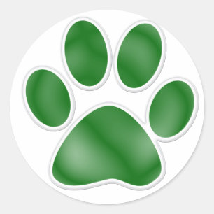 Paw Print - SRF Ronde Sticker