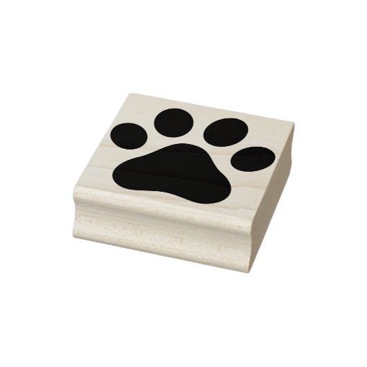 Paw Print Stamp Pad Rubberstempel (Stempel)
