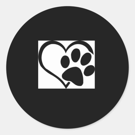 Paw print stickers (Voorkant)