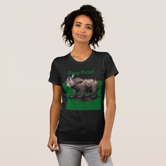 Paw Print T-shirt (Voorkant volledig)