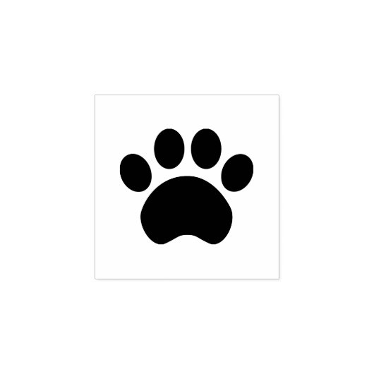 Paw Print Wood Stempel (Afrduk)