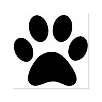 PAW PRINT  ZELFINKTENDE STEMPEL