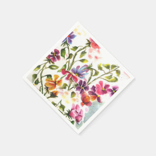 PAW PRINTS ANGEL PAPER NAPKINS SERVETTEN