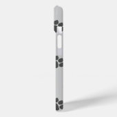 Paw Prints Design Grijs Gekleurd Gepersonaliseerd Case-Mate iPhone Case (Achterkant / Links)