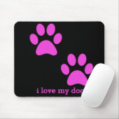 Paw Prints Dog Mousepad Muismat (Met muis)