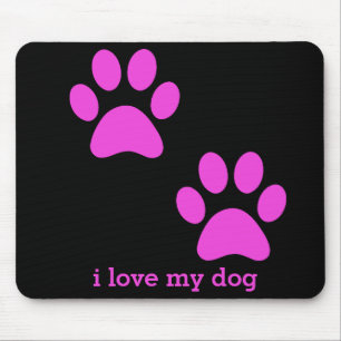 Paw Prints Dog Mousepad Muismat