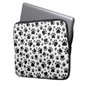 Paw Prints Laptop Sleeve (Voorkant Links)