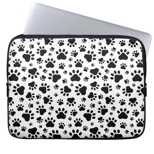 Paw Prints Laptop Sleeve (Voorkant)
