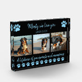 Paw Prints & Memories-Custom Pet- Fotoblok (Links)