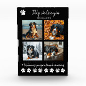 Paw Prints & Memories-Custom Pet- Fotoblok (Voorkant)