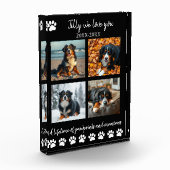 Paw Prints & Memories-Custom Pet- Fotoblok (Links)