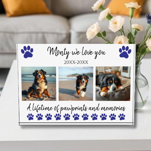 Paw Prints & Memories-Custom Pet- Fotoblok