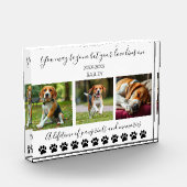 Paw Prints & Memories-Custom Pet- Fotoblokken (Links)