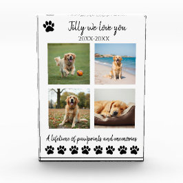 Paw Prints & Memories-Custom Pet- Fotoblokken