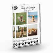 Paw Prints & Memories-Custom Pet- Fotoblokken (Links)