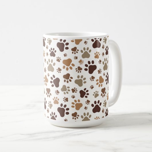 Paw Prints Mug (Devant droit)