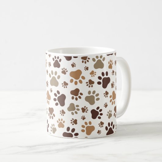 Paw Prints Mug (Devant droit)