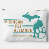 Paw Prints Paardenbloem Accessoire Reiszakje Etui (Achterkant)