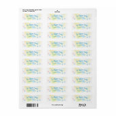 Paw Prints Return Address Label (Full Sheet)