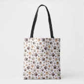 Paw Prints Tote Bag (Devant)
