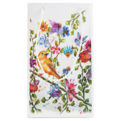 PAW PRINTS YELLOW BIRD KLEIN CADEAUZAKJE (Achterkant)