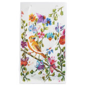 PAW PRINTS YELLOW BIRD KLEIN CADEAUZAKJE (Voorkant)