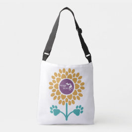 Paw Prints Zonnebloem Crossbody of Schoudertas Crossbody Tas