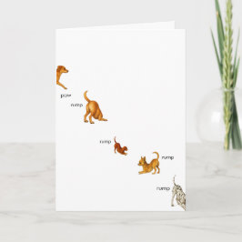 Paw Rump vakantiekaart Kaart