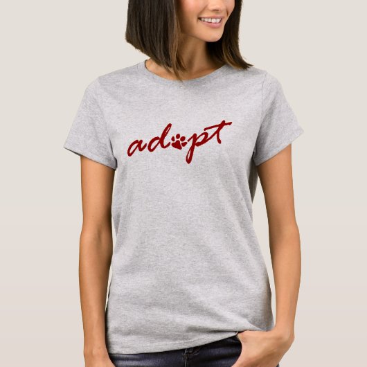 Paw-script goedkeuren t-shirt (Voorkant)