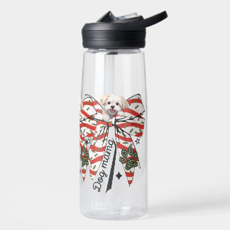 Paw-sitief Merry: Honden Mama & boog & glurende pu Waterfles