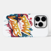 Paw-sitive Vibes" in meerdere kleuren: Case-Mate iPhone Case (Achterkant (horizontaal))