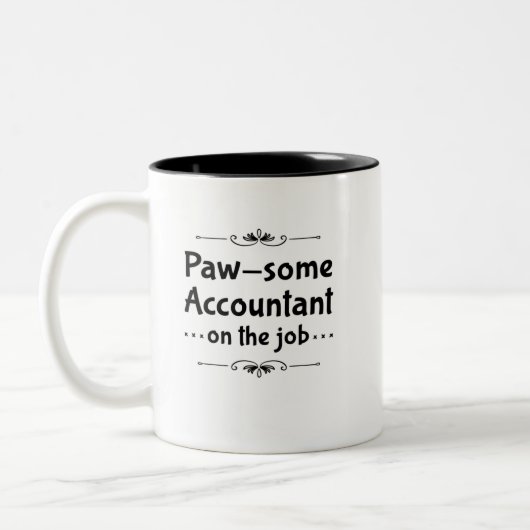 Paw-some Accountant Mug (Gauche)