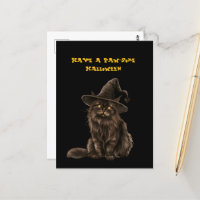Paw-some Halloween Black Cat Witch Pet