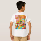 Paw-some Marmalade Fiesta Kinder T-shirt (Achterkant volledig)