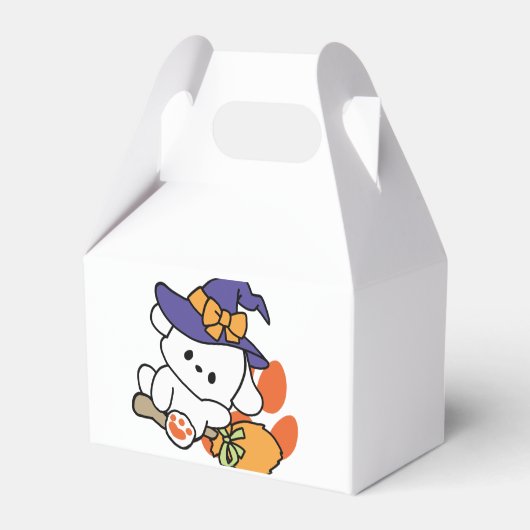 Paw-some Witch in Training - Schattigee Halloween- Bedankdoosjes (Achterkant)