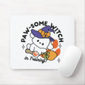 Paw-some Witch in Training - Schattigee Halloween- Muismat (Met muis)