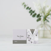 Paw Tracks Veterinarian Visitekaartje (Staand voorkant)