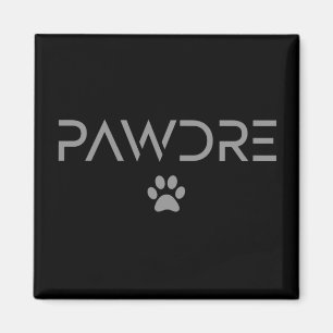 Pawdre Paw print Dog dad Giften voor nieuwe eige Magneet