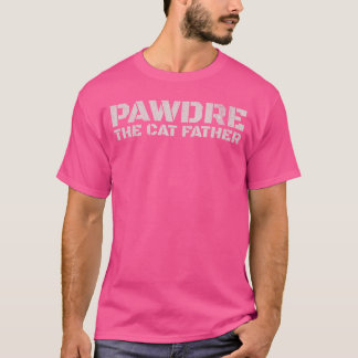 PAWDREhe Kattenvader Kattenpapa Feliene Vaderschap T-shirt
