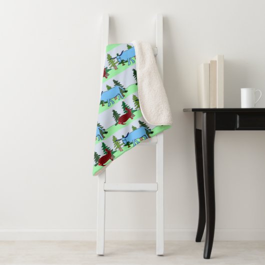 Pawl Bunnyan en Babe de Blauwe Ox deken (In situ)