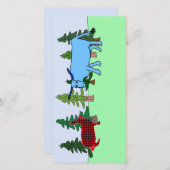 Pawl Bunnyan en Babe de Blue Ox kaart (Voorkant / Achterkant)